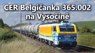 Vláčkaři jsou u toho | CER Belgičanka 365.002 se soupravou kotlů u Osové Bítýšky (28. 7. 2020)