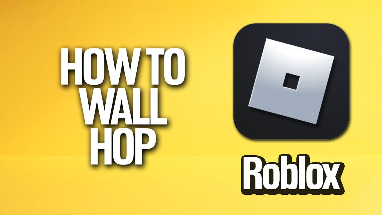 How To Wall Hop In Roblox Tutorial Youtube