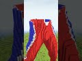 ULTRAMAN GAIA MINECRAFT BUILD CHALLENGE ! #shorts #minecraft #minecraftshorts #animation