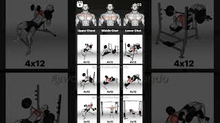 Upper, middle and lower chest workout #gym #excerise #fitness #workout #gymworkout