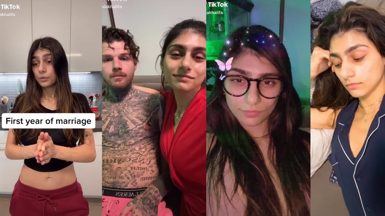 Mia Khalifa Cute Tik Tok Compilation With Her Husband | Mia Khalifa Tik ...