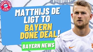 Matthijs de ligt to Bayern Munich a “done deal”!! - Bayern Munich transfer News