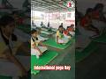 International yoga day celebration School Students || #Yoga #ytshort #YIFC #halasana #reelsviral