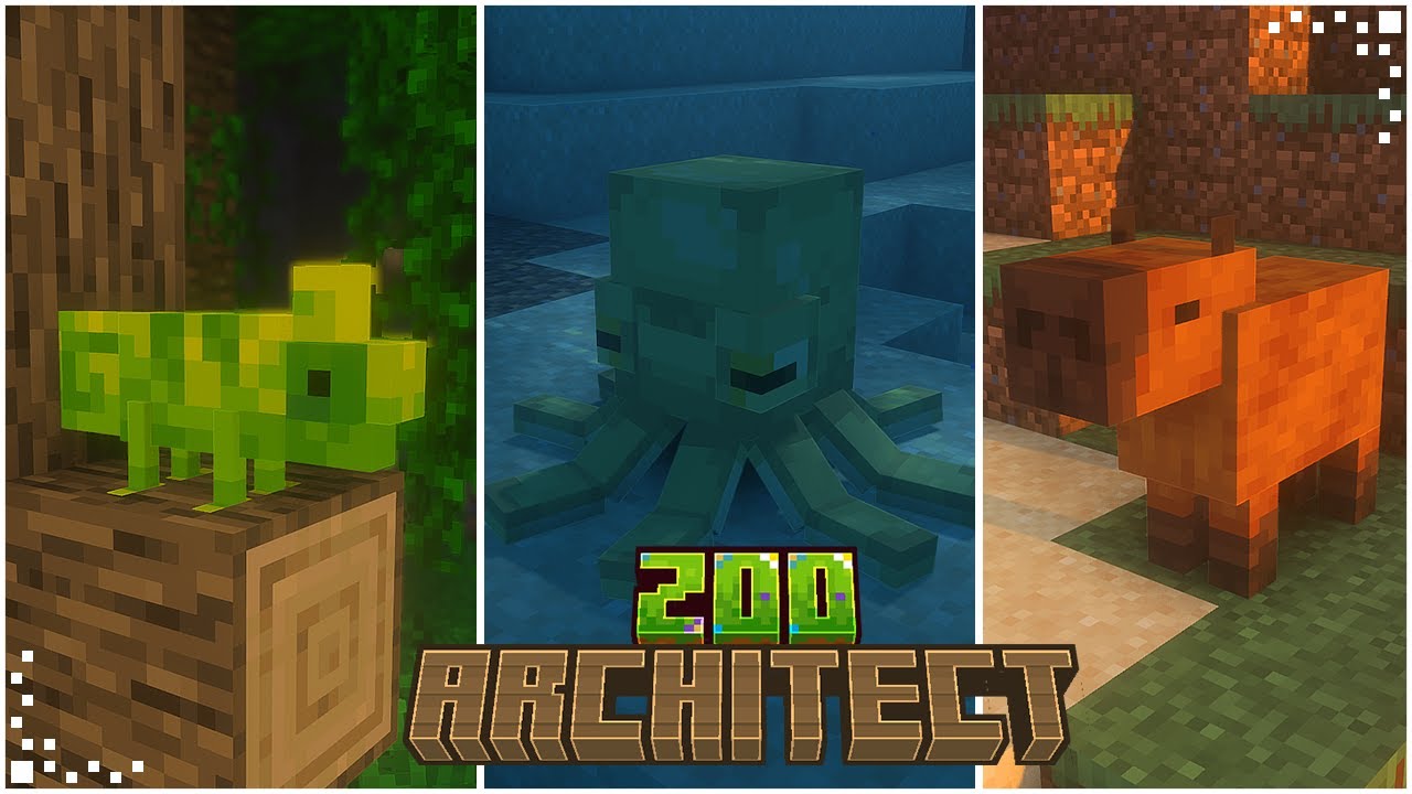 Zoo Architect Minecraft Mod Showcase Mod With Tons Of New Animals