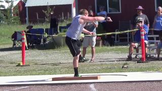 Jordan Geist throws PR 74-4.5 shot put to win Iron Wood Throws Classic