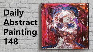 Abstract Expressionism | Painting Tutorial | Daily Challenge 148