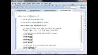 Java util ArrayDeque addLast Method