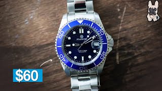 Rolex Submariner + Omega Seamaster Homage | Starking Diver Review