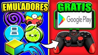 TOP 10 EMULADORES GRATIS en la PLAYSTORE para ANDROID GAMA BAJA/MEDIA en 2024😲