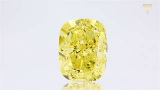 2.00 ct FANCY INTENSE YELLOW SI1 CUSHION GIA ダイヤモンド ルース DIAMOND EXCHANGE FEDERATION