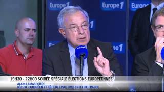 Elections européennes: altercation entre A. Lamassoure et W. de Saint Just