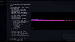 ASMR Programming - Audio Spectrum Visualizer - No Talking