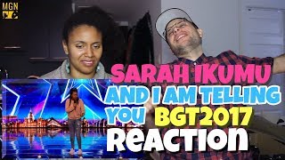 Sarah Ikumu - And I Am Telling You | Britain's Got Talent | REACTION