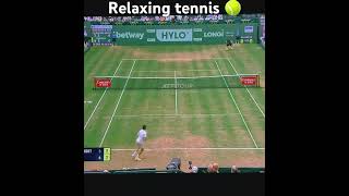 Relaxing tennis by Andrey Rublev and Roberto Bautista Agut at Halle Open 2023