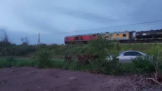 รถไฟไทย ขบวนรถด่วนดำที่629มาบตะพุด-บึงพระ วิ่งผ่านรถไฟทางคู่คลองสิบเก้า GEA4547