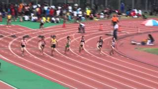 ２０１３年　名古屋地区陸上選手権　１００ｍ女子　タイムレース決勝1３組