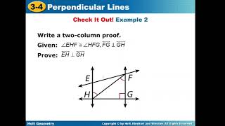 The Ultimate Secret of Proving Perpendicular Lines with Transversal Theorem (Big Idea Geometry 3.4)