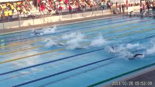 Nelson Denny in 50 meter freestyle Walter Rogers Age Group