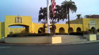 MCRD San Diego morning colors