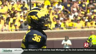 Former Warrior track star excelling on football field in Ann Arbor