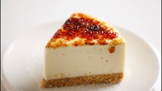 免焗炙烤焦糖稀有芝士蛋糕食譜 | No-Bake Japanese Crème Brûlée Rare Cheesecake Recipe