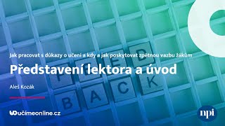 Představení lektora a úvod / Jak pracovat s důkazy o učení a zpětná vazba žákům #150