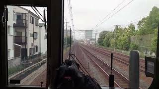 外側を通過する快速電車(高槻➡️桂川)