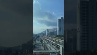 의정부경전철. 어룡역. 도착. 의정부시청방향. 2021 1014  (U-Line, Uijeongbu Light Rail Transit, Eoryong Station)