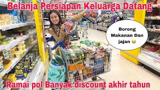 Belanja Persiapan Keluarga Datang! Ramai pol Banyak discount akhir tahun 🥰