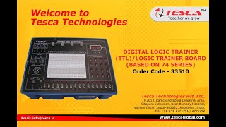 Digital Logic Trainer (TTL) (Based on 74 series) || Tesca 33510