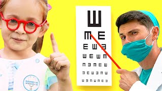 Eye Doctor - Kids Songs about healthy habits | Nursery Rhymes with Maya and Mary