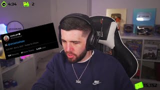 Zerkaa Reacts To Corinna Kopf's W2S Tweet