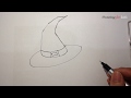 The simple way to draw a Sorting Hat in Harry Potter | Sorting Hat