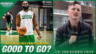 Can Jaylen Brown Use Right Hand in Game 2? | Celtics Practice Report