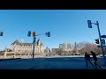 ottawa 4k driving downtown ottawa wellington street city drive