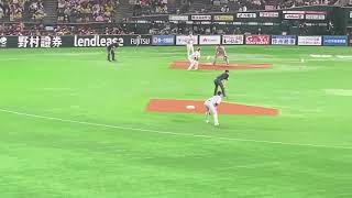 2020/11/25日本シリーズ第4戦 周東選手盗塁失敗