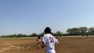 港区野球連盟　2回戦　春季大会1回2回