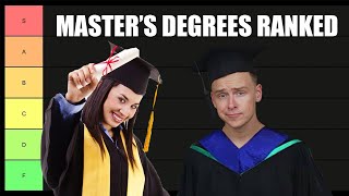 Masters Degree Tier List (2021)