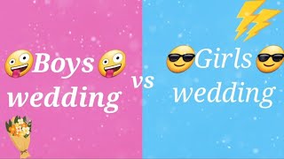 Boys wedding vs Girls wedding | Boys haldi vs Girls haldi #trending