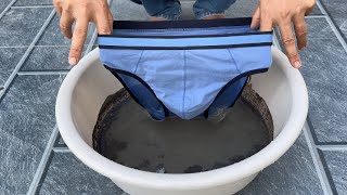 Amazing ideas from underwear. The best way to make it from cement and recycle un
