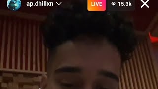 Ap dhillon play 2 new songs in Instagram live
