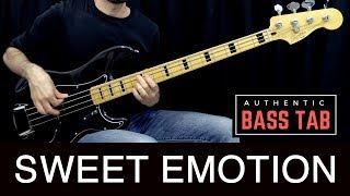 AEROSMITH - Sweet Emotion /// Authentic Bass Cover - Bruno Tauzin