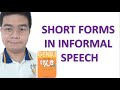 『GENKI 1』Lesson 8 (2)┃ SHORT FORMS IN INFORMAL SPEECH