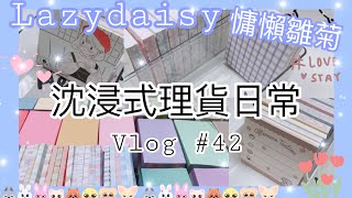 跟我一起理貨吧 no.2｜Vlog#42｜賣家理貨日常｜便簽大軍來襲｜沈浸式整理便簽｜Lazy Daisy｜慵懶雛菊