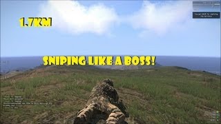 1.7km Sniping in Arma 3!