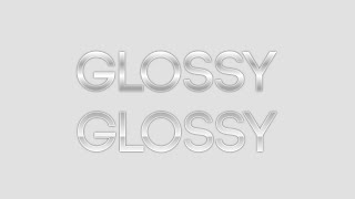 Gimp Tutorial: Glossy Text