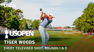 2024 U.S. Open Highlights: Tiger Woods | Every Televised Shot