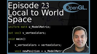 [Episode 23] From Local to World Space (Model Matrix Transformation)