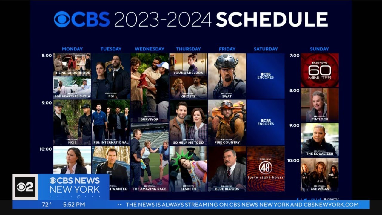 CBS Unveils 2023-24 Primetime Schedule - YouTube