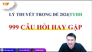 ĐỀ 1 - 999 CÂU LÝ THUYẾT HAY GẶP | TYHH: CÂU 1 ---100  (Đăng kí kênh để nhận các video mới nhất)